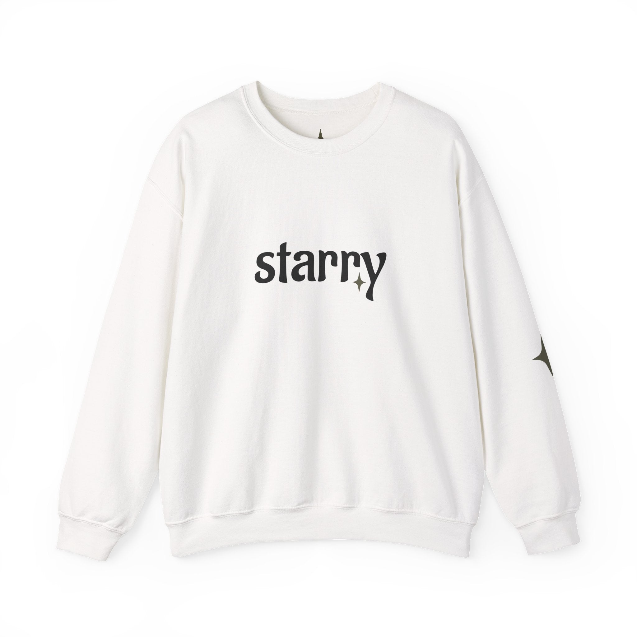 Starry Graphic Sweatshirt — Astrological Retro Stars Crewneck