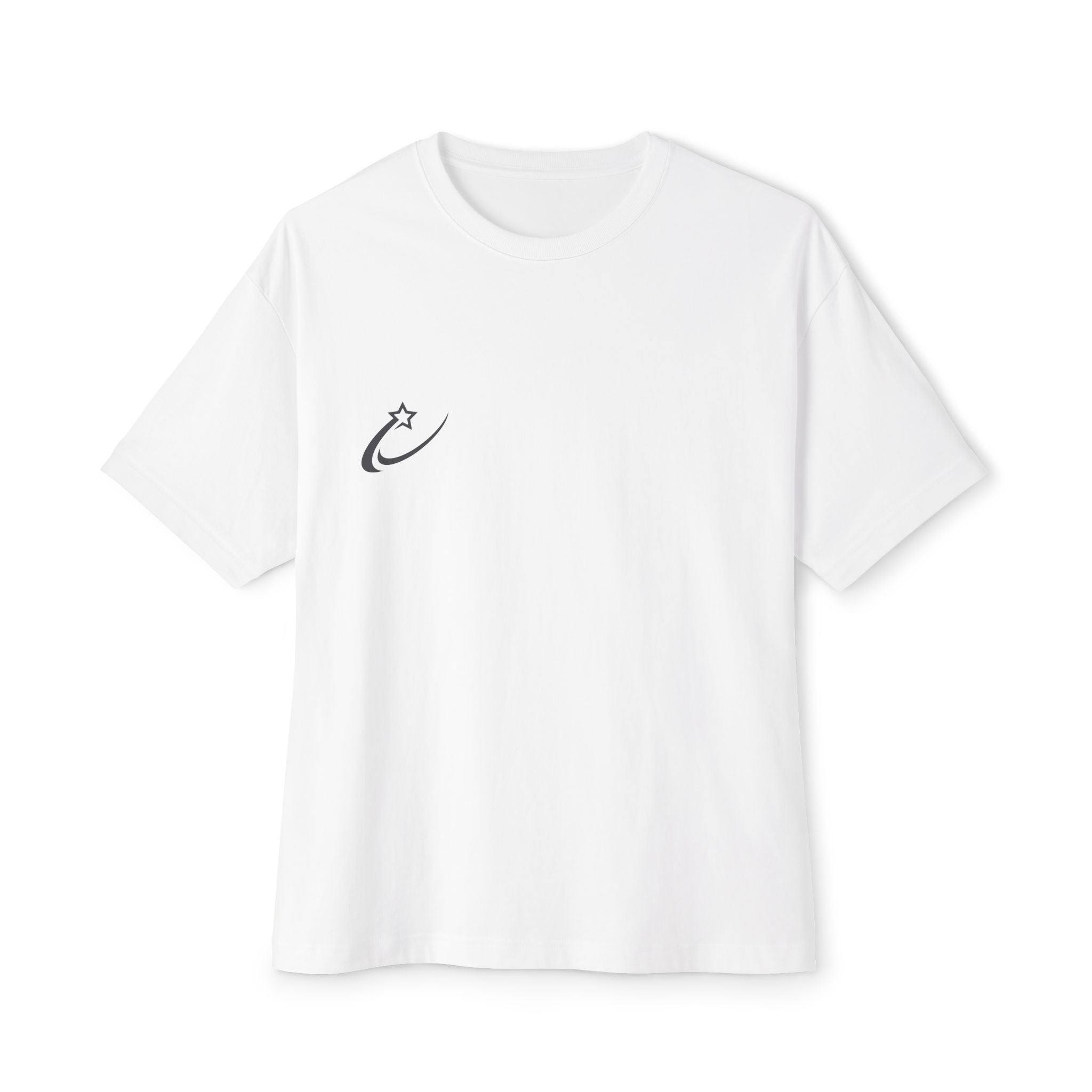 Boxy Tee — Minimal 'starry' Back Graphic Tee