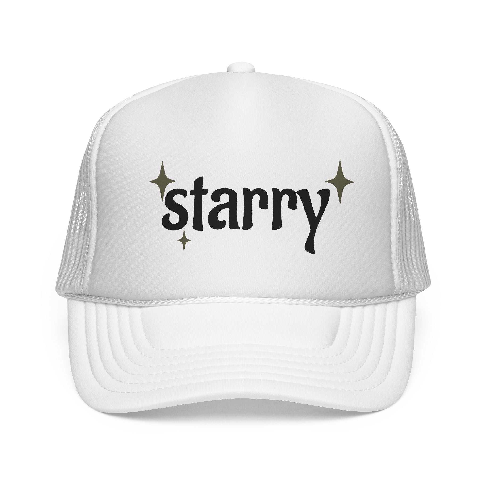 Starry Trucker Cap – Retro Sparkle Mesh Hat
