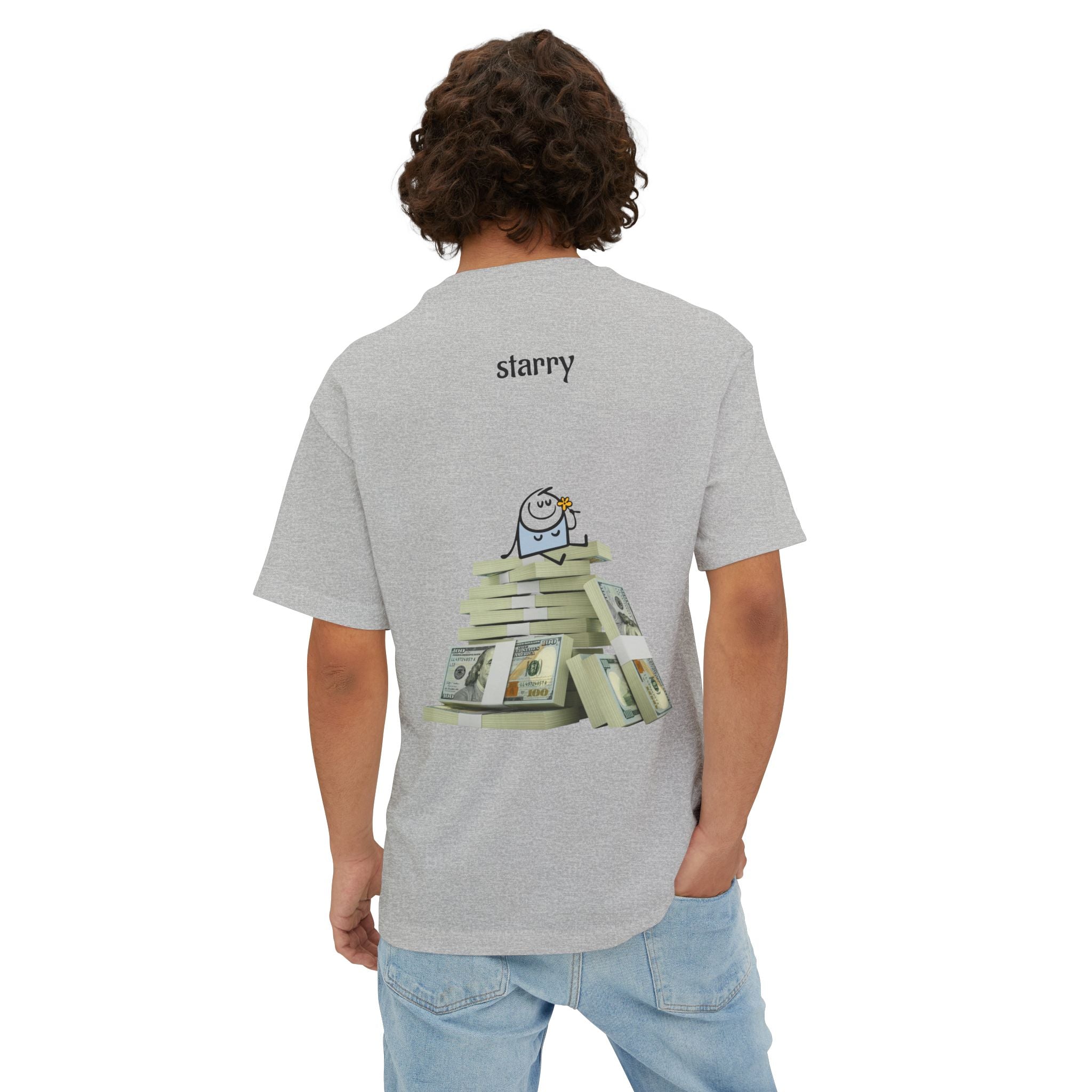 Cash Stack Graphic Boxy Tee