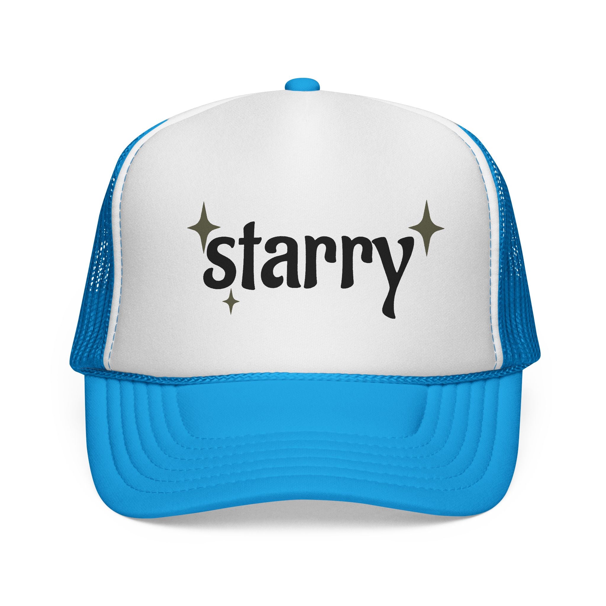 Starry Trucker Cap – Retro Sparkle Mesh Hat