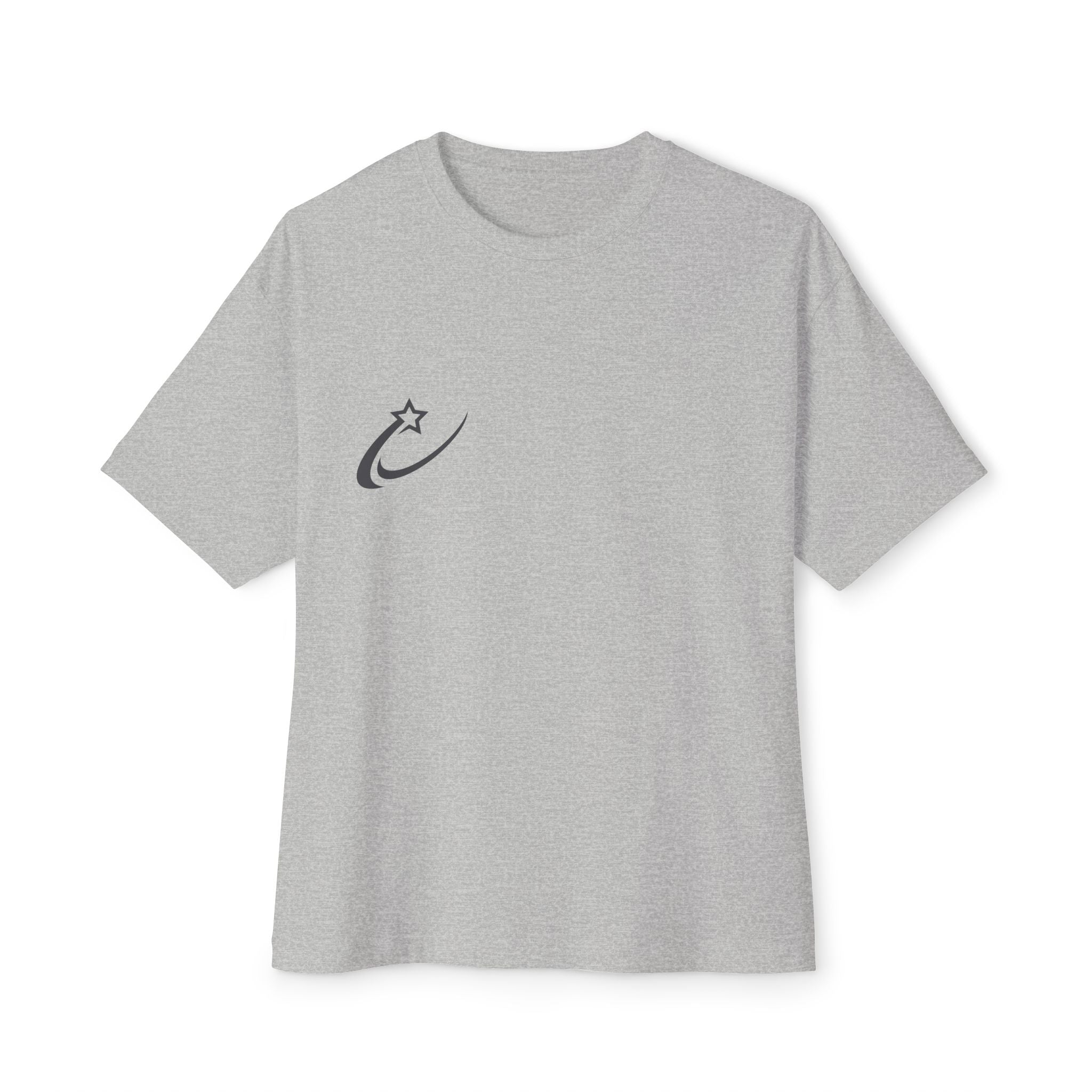 Boxy Tee — Minimal 'storry' Cartoon Back Print