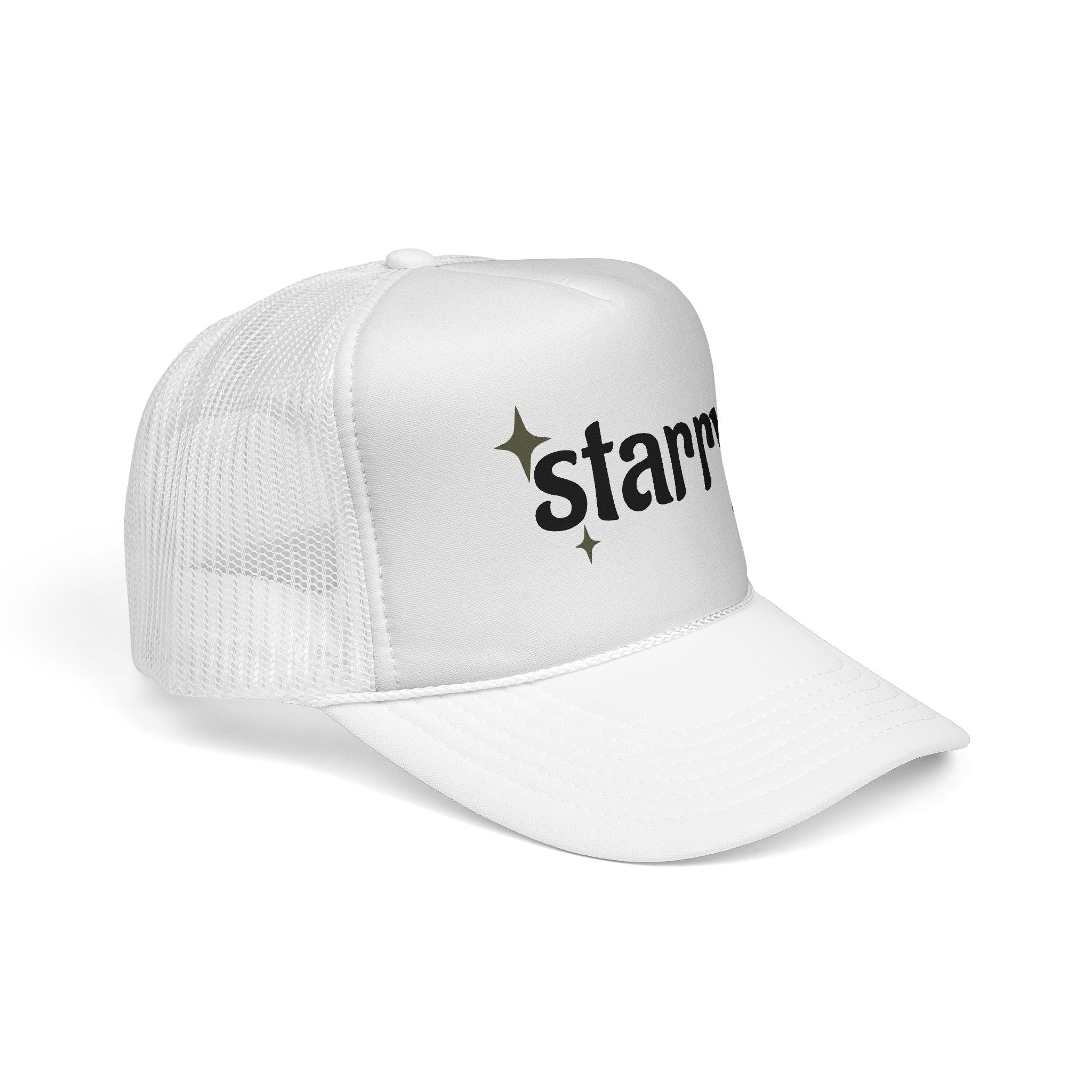 Starry Trucker Cap – Retro Sparkle Mesh Hat