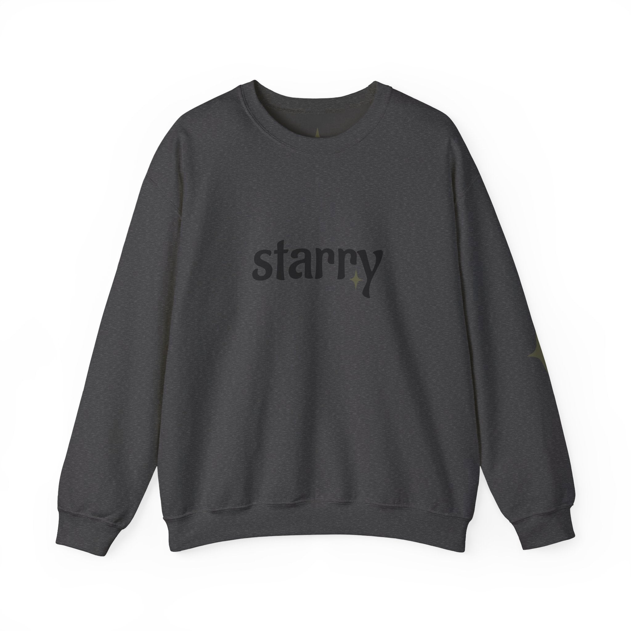 Starry Graphic Sweatshirt — Astrological Retro Stars Crewneck